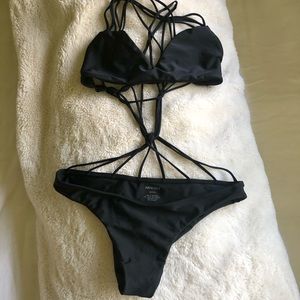 MIKOH Black One piece. Brand new no tags.